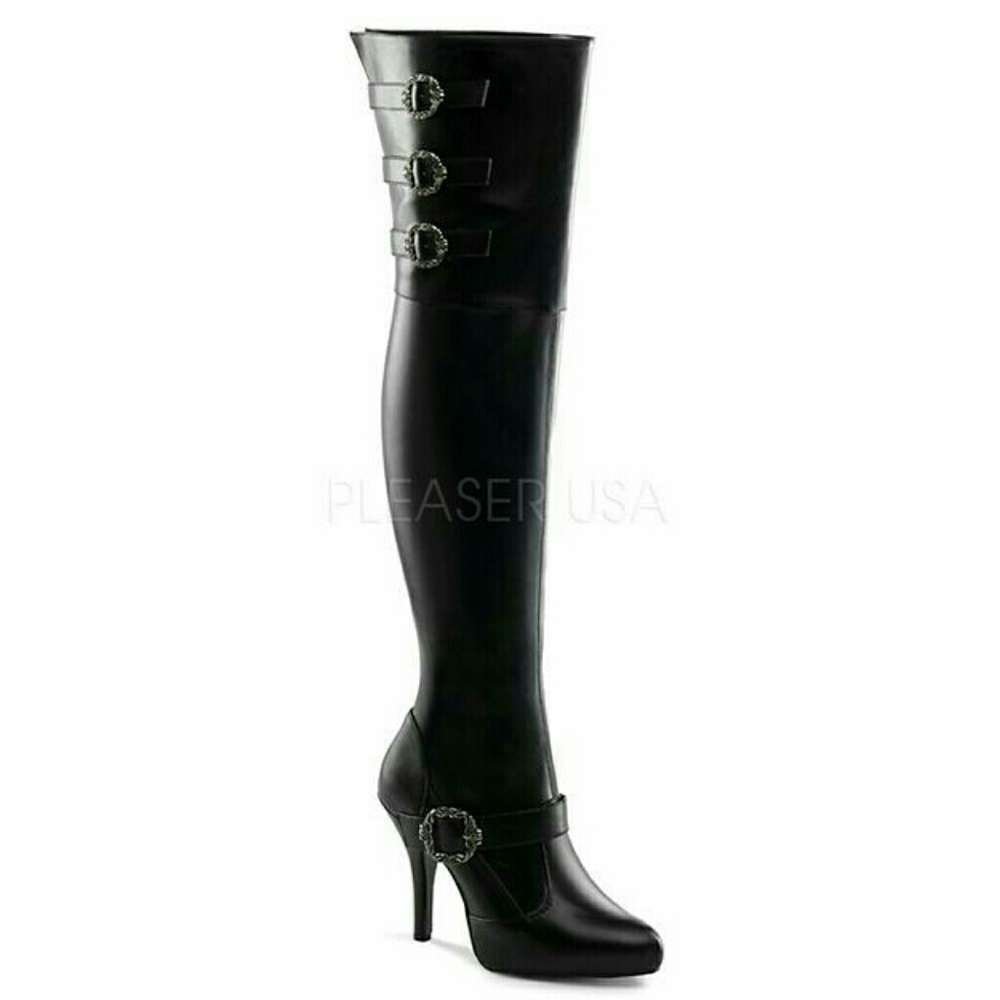 Wide Calf Thigh High Boots